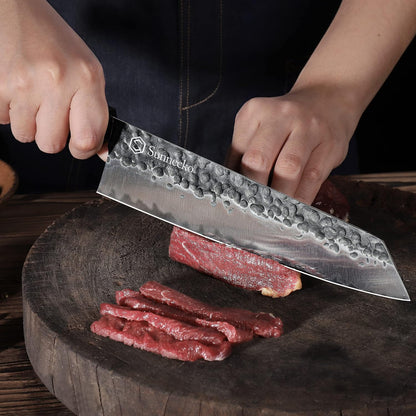 8 Inch Chef Knife Japanese Kitchen Knife Sharp, Chefs Knife Carbon Steel