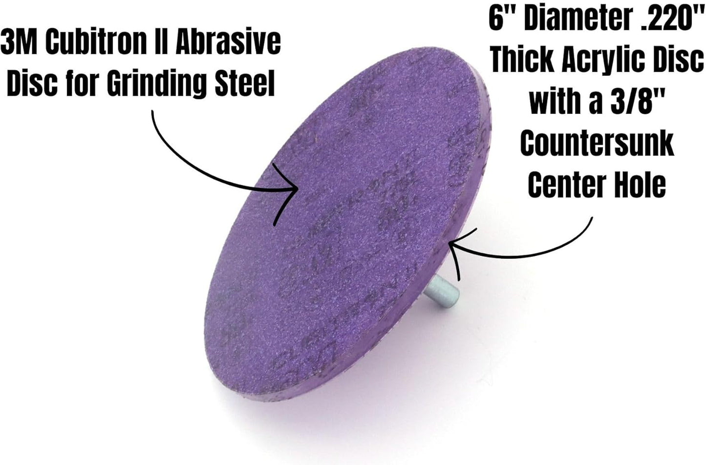 6" Drill Press Sharpener for Woodworking Tools (Chisels & Plane Blades) comes with Steel Arbors, Acrylic Discs, PSA Abrasive Discs, Horsebutt Leather, & Honing Compound