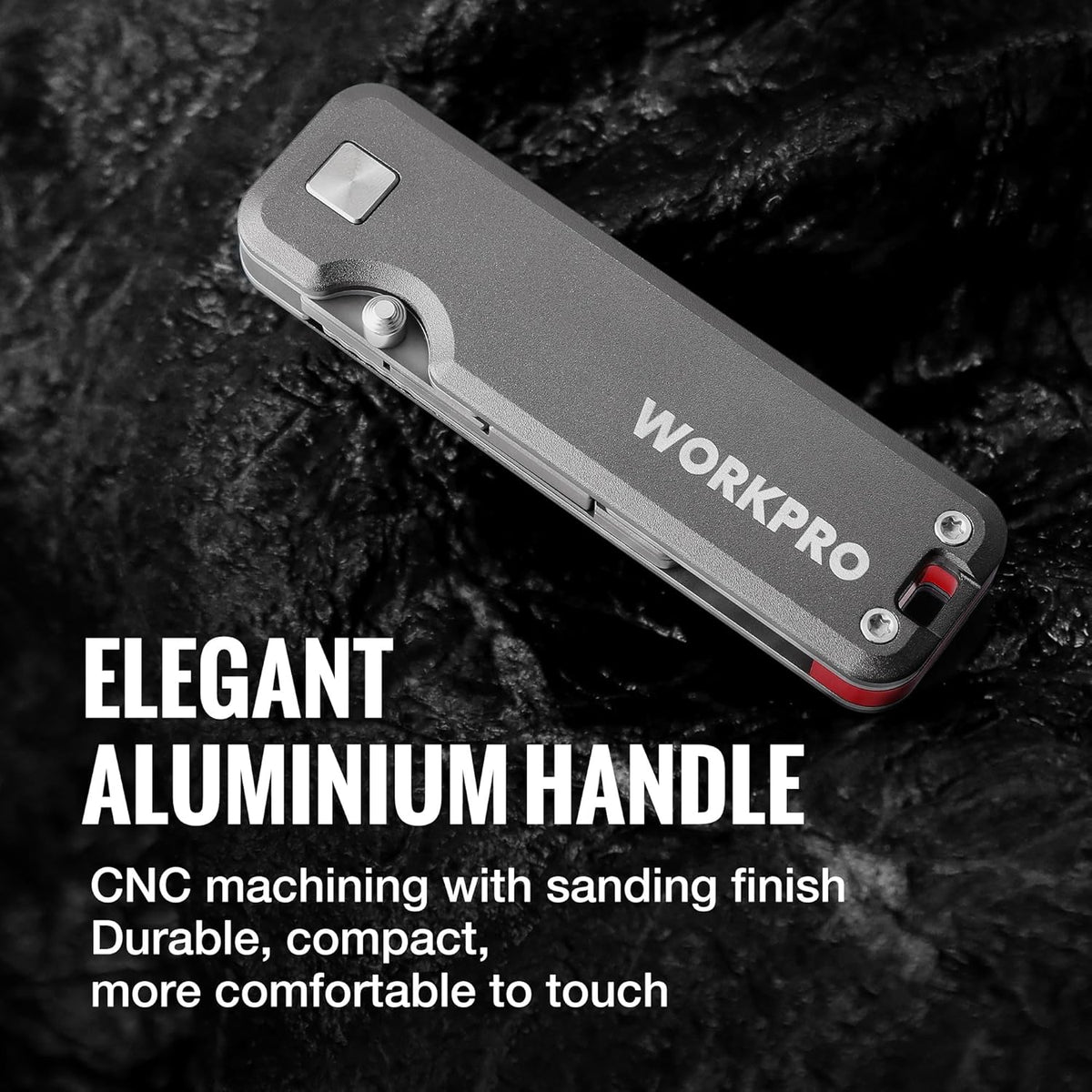 Premium Titanium Utility Knife, CNC Unibody, Lightweight Aluminium Handle Folding Box Cutter, Quick Change Blade Razor Knife,Ideal Gifts for Men Women, with 10 Extra Blades