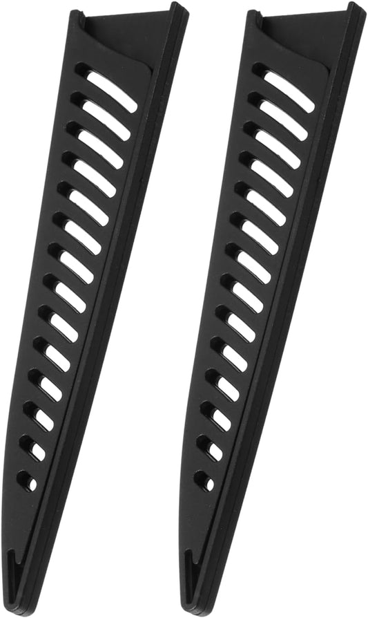 2Pcs Knife Cover Sleeves Blade Edge Guards for 6" Boning Knife Protector Universal Knife Sheath for Kitchen, Black