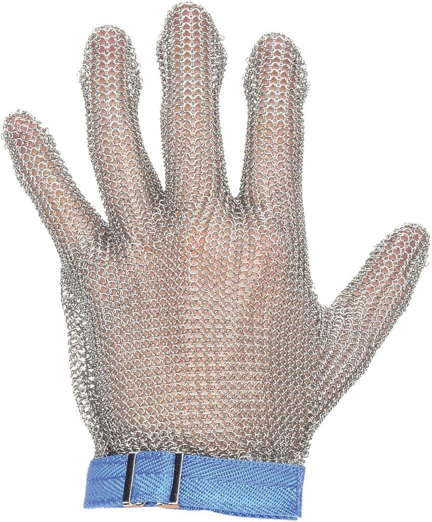 Chainmail Cut-Resistant Glove, L/9 Silver 18C893-1 Each