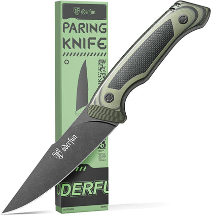 Kitchen Utility Knife, 5.5 Inch Chef Knife, Ergonomic G10 Handle | Ultra Sharp Blade, Rust-Resistant Stainless Steel, Full-Tang, Multipurpose Paring Knife for Fruit and Vegetable Cutting