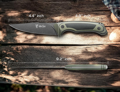 Kitchen Utility Knife, 5.5 Inch Chef Knife, Ergonomic G10 Handle | Ultra Sharp Blade, Rust-Resistant Stainless Steel, Full-Tang, Multipurpose Paring Knife for Fruit and Vegetable Cutting