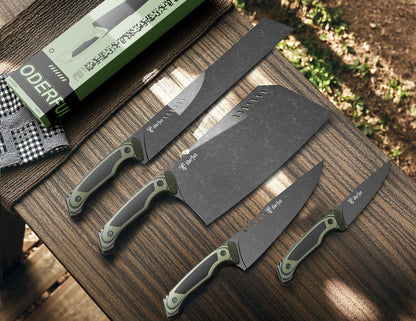 Kitchen Utility Knife, 5.5 Inch Chef Knife, Ergonomic G10 Handle | Ultra Sharp Blade, Rust-Resistant Stainless Steel, Full-Tang, Multipurpose Paring Knife for Fruit and Vegetable Cutting
