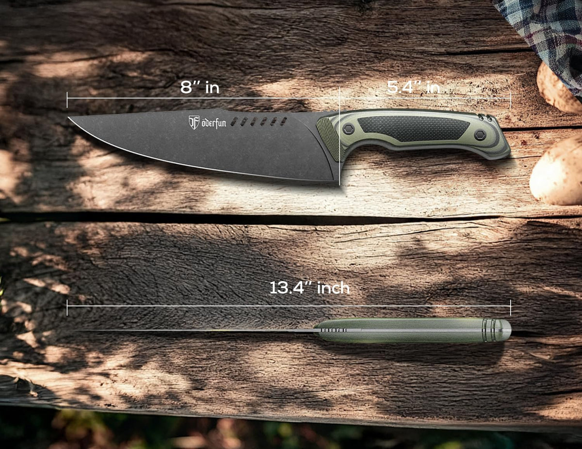 Kitchen Utility Knife, 5.5 Inch Chef Knife, Ergonomic G10 Handle | Ultra Sharp Blade, Rust-Resistant Stainless Steel, Full-Tang, Multipurpose Paring Knife for Fruit and Vegetable Cutting
