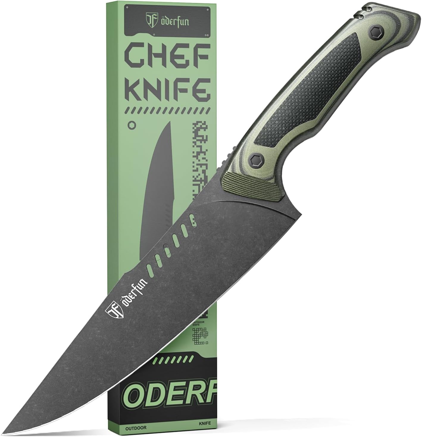 Kitchen Utility Knife, 5.5 Inch Chef Knife, Ergonomic G10 Handle | Ultra Sharp Blade, Rust-Resistant Stainless Steel, Full-Tang, Multipurpose Paring Knife for Fruit and Vegetable Cutting