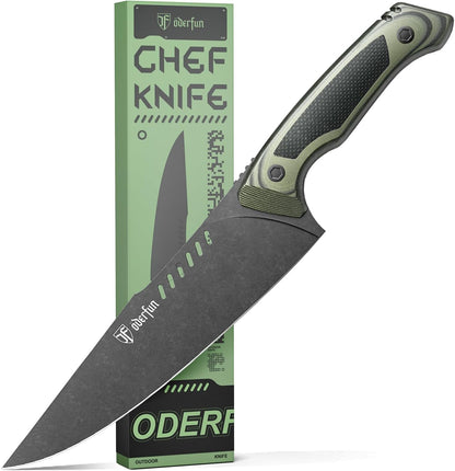 Kitchen Utility Knife, 5.5 Inch Chef Knife, Ergonomic G10 Handle | Ultra Sharp Blade, Rust-Resistant Stainless Steel, Full-Tang, Multipurpose Paring Knife for Fruit and Vegetable Cutting