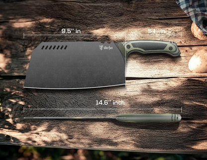 Kitchen Utility Knife, 5.5 Inch Chef Knife, Ergonomic G10 Handle | Ultra Sharp Blade, Rust-Resistant Stainless Steel, Full-Tang, Multipurpose Paring Knife for Fruit and Vegetable Cutting
