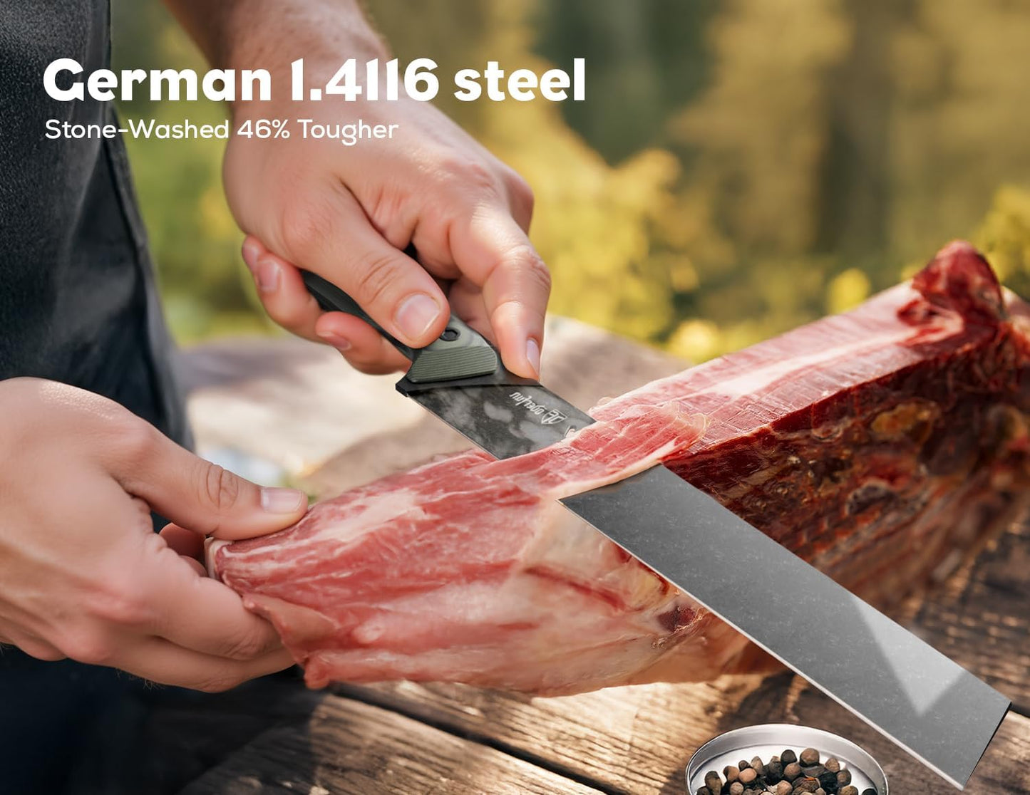 Kitchen Utility Knife, 5.5 Inch Chef Knife, Ergonomic G10 Handle | Ultra Sharp Blade, Rust-Resistant Stainless Steel, Full-Tang, Multipurpose Paring Knife for Fruit and Vegetable Cutting