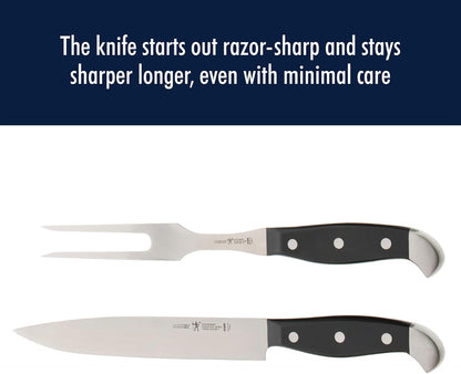 Statement Razor-Sharp 2-pc Carving Set, German Engineered Informed by 100+ Years of Mastery