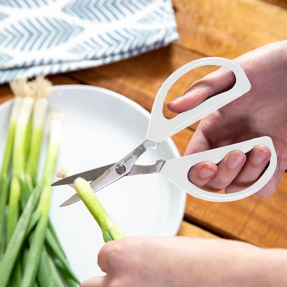 Original Unlimited Kitchen Scissors All Purpose Kitchen Shears With Comfortable Handles, Red
