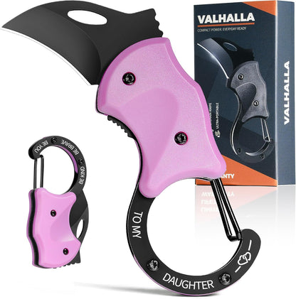 BIRD 3 Pack Pink Pocket Knife for Women | 1.3'' Mini Box Cutter with Unique Donut Design, Cute Folding Utility Knife,Ideal Gifts for Men and Women (PINK DONUT*3)