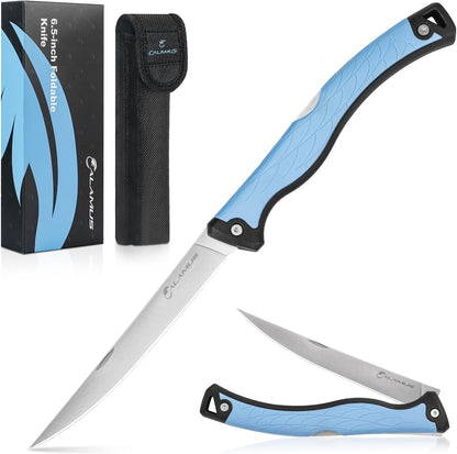 SwiftEdge Fillet Knife Set,7"&9" Fillter Knife | G4116 German Stainless Steel,Ultra-sharp,Flexible blade,Corrosion resistant,Non-slip grip,Fishing Gift for Men