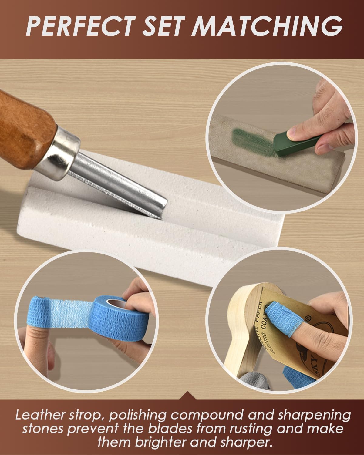 Wood Carving Kit Whittling Kit: Wood Carving Knife Tools with Leather Case | Woodworking Hobby Kit for Beginners Adult Kids, Relaxing Creative Projects, DIY Art Craft Gift for Men Teens
