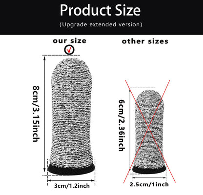 14pcs Finger Cover Protector Anti-Cut Fingertip Finger Cover Anti-Cut Finger Bed Protector Reusable Finger Cover Thumb Finger Protector Bed Suitable for Work, Sculpture