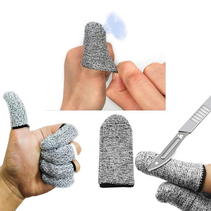 14pcs Finger Cover Protector Anti-Cut Fingertip Finger Cover Anti-Cut Finger Bed Protector Reusable Finger Cover Thumb Finger Protector Bed Suitable for Work, Sculpture