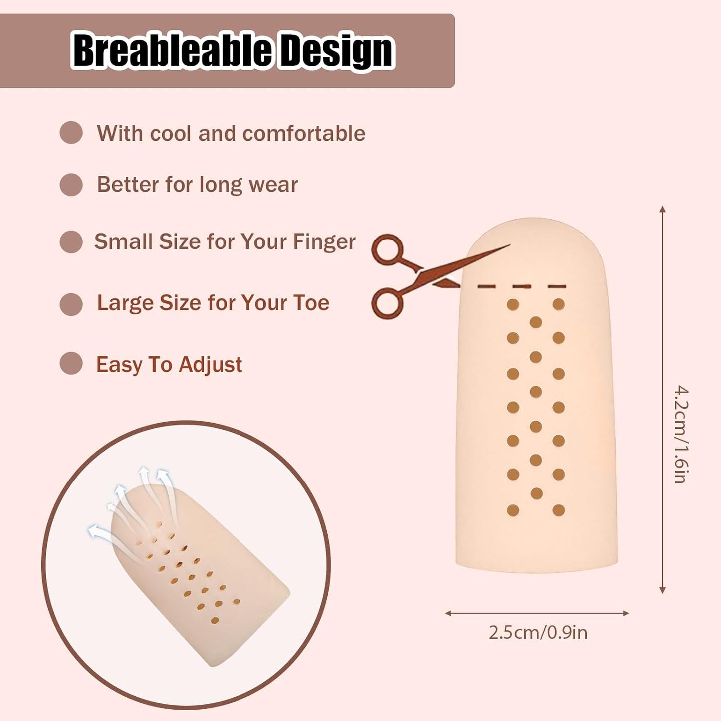14pcs Finger Cover Protector Anti-Cut Fingertip Finger Cover Anti-Cut Finger Bed Protector Reusable Finger Cover Thumb Finger Protector Bed Suitable for Work, Sculpture