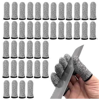 14pcs Finger Cover Protector Anti-Cut Fingertip Finger Cover Anti-Cut Finger Bed Protector Reusable Finger Cover Thumb Finger Protector Bed Suitable for Work, Sculpture