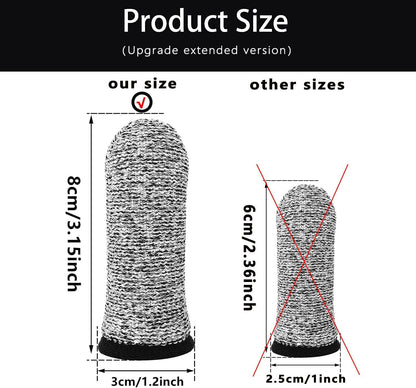 14pcs Finger Cover Protector Anti-Cut Fingertip Finger Cover Anti-Cut Finger Bed Protector Reusable Finger Cover Thumb Finger Protector Bed Suitable for Work, Sculpture