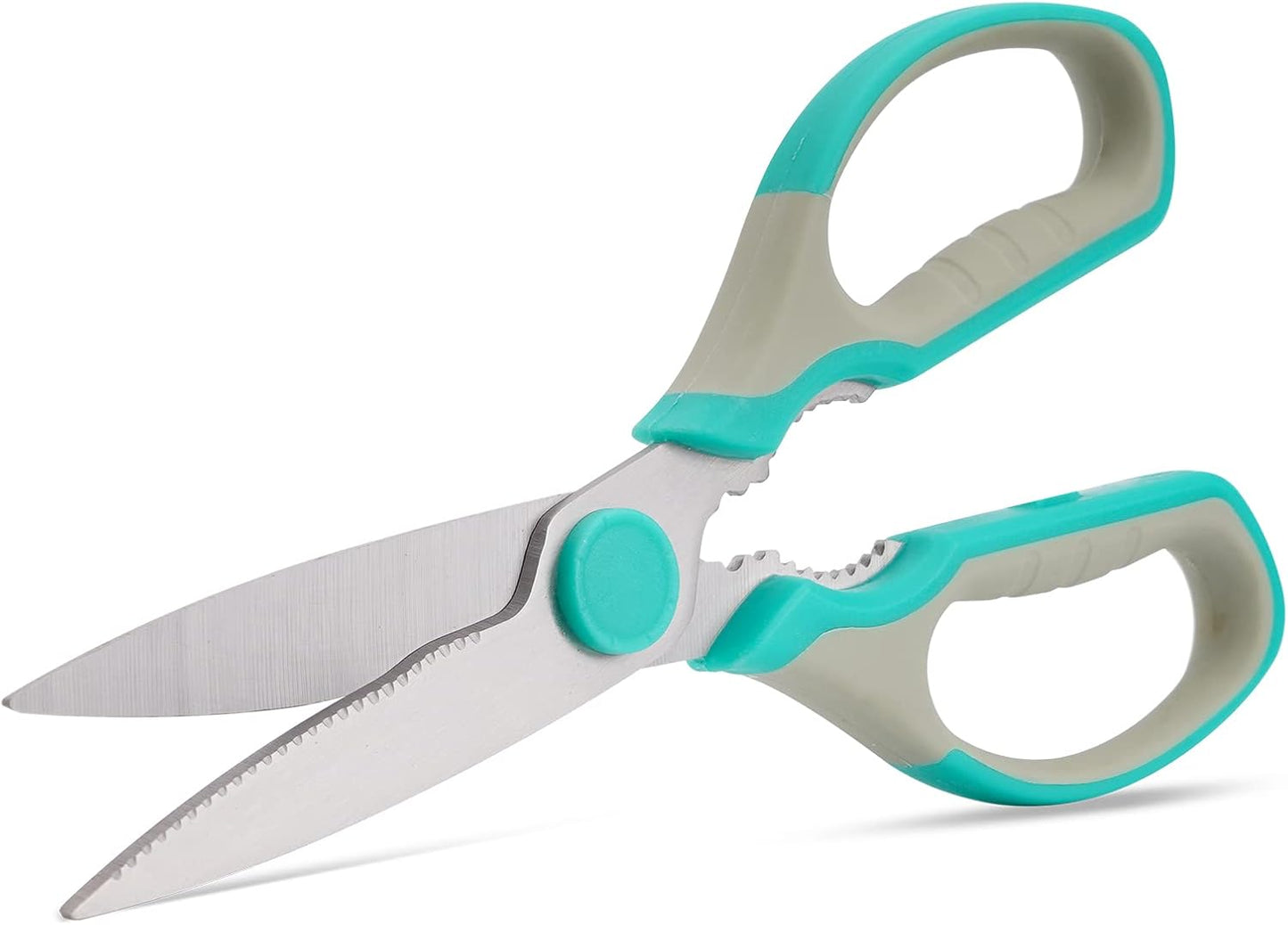 Kitchen Scissors, Stainless Steel Multi-Purpose Cooking Shears Heavy Duty for Meat Chicken Poultry Fish Vegetable Cutting, Dishwasher Safe