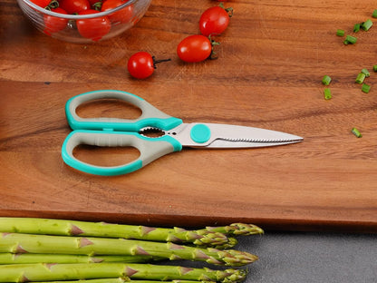 Kitchen Scissors, Stainless Steel Multi-Purpose Cooking Shears Heavy Duty for Meat Chicken Poultry Fish Vegetable Cutting, Dishwasher Safe