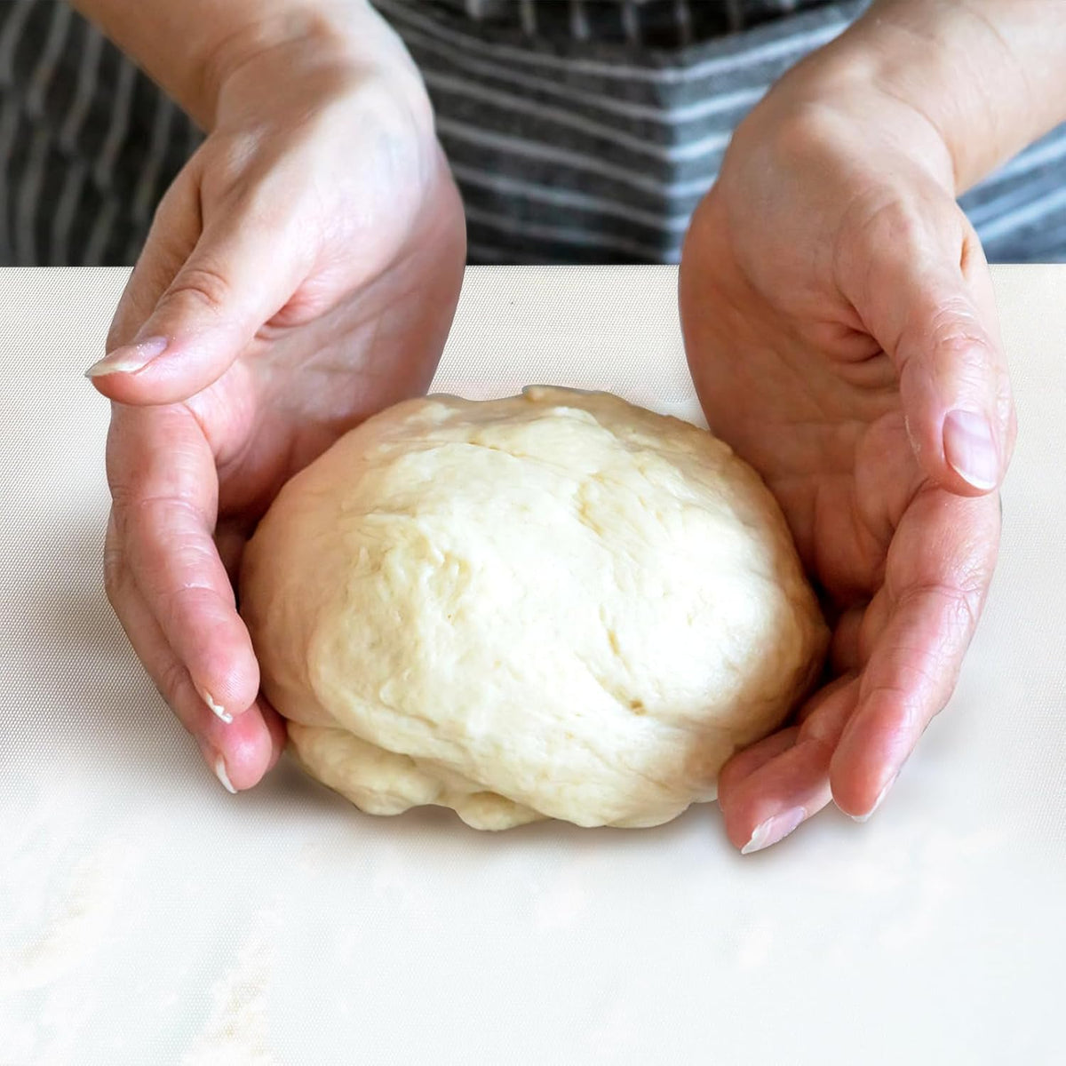 15.7 In x 8 FT Silicone Baking Mat Roll, Non-Stick Pastry Mat, Cut to Any Size, Heat Resistant Food Grade Silicone Dough Rolling Mat, Reusable Air Fryer Liner for Pie Crust, Pizza Cookies