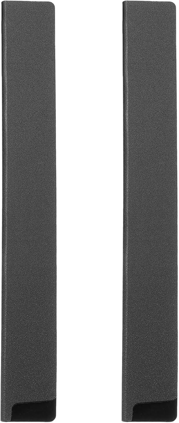 2 Pcs Knife Tip Guards 12.6"x 1.5" ABS Knife Cover Sleeves Knife Case Blade Protector Universal Knife Sheath for Home Kitchen Knife, Black