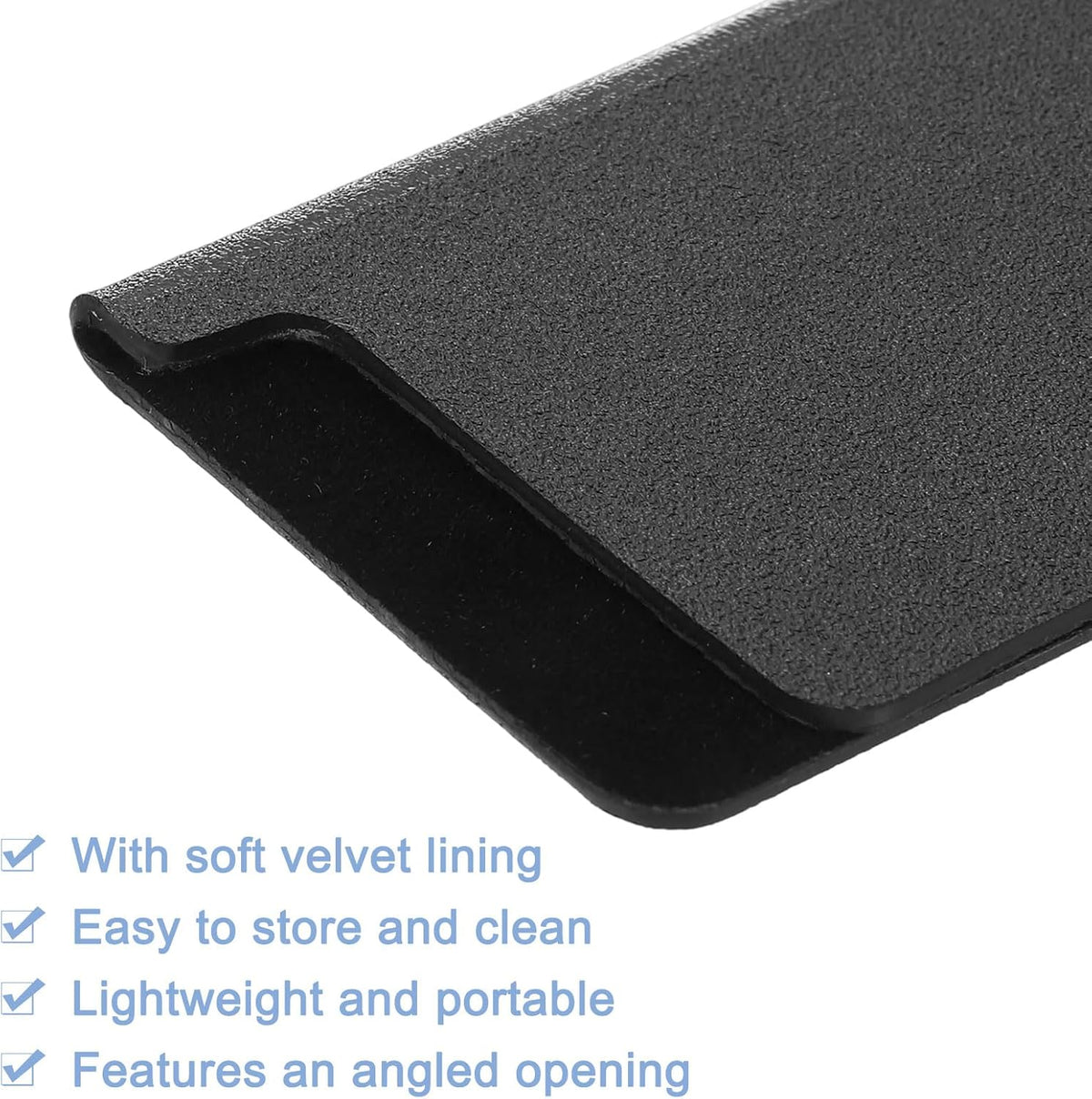 2 Pcs Knife Tip Guards 12.6"x 1.5" ABS Knife Cover Sleeves Knife Case Blade Protector Universal Knife Sheath for Home Kitchen Knife, Black