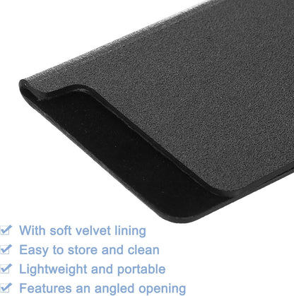 2 Pcs Knife Tip Guards 12.6"x 1.5" ABS Knife Cover Sleeves Knife Case Blade Protector Universal Knife Sheath for Home Kitchen Knife, Black