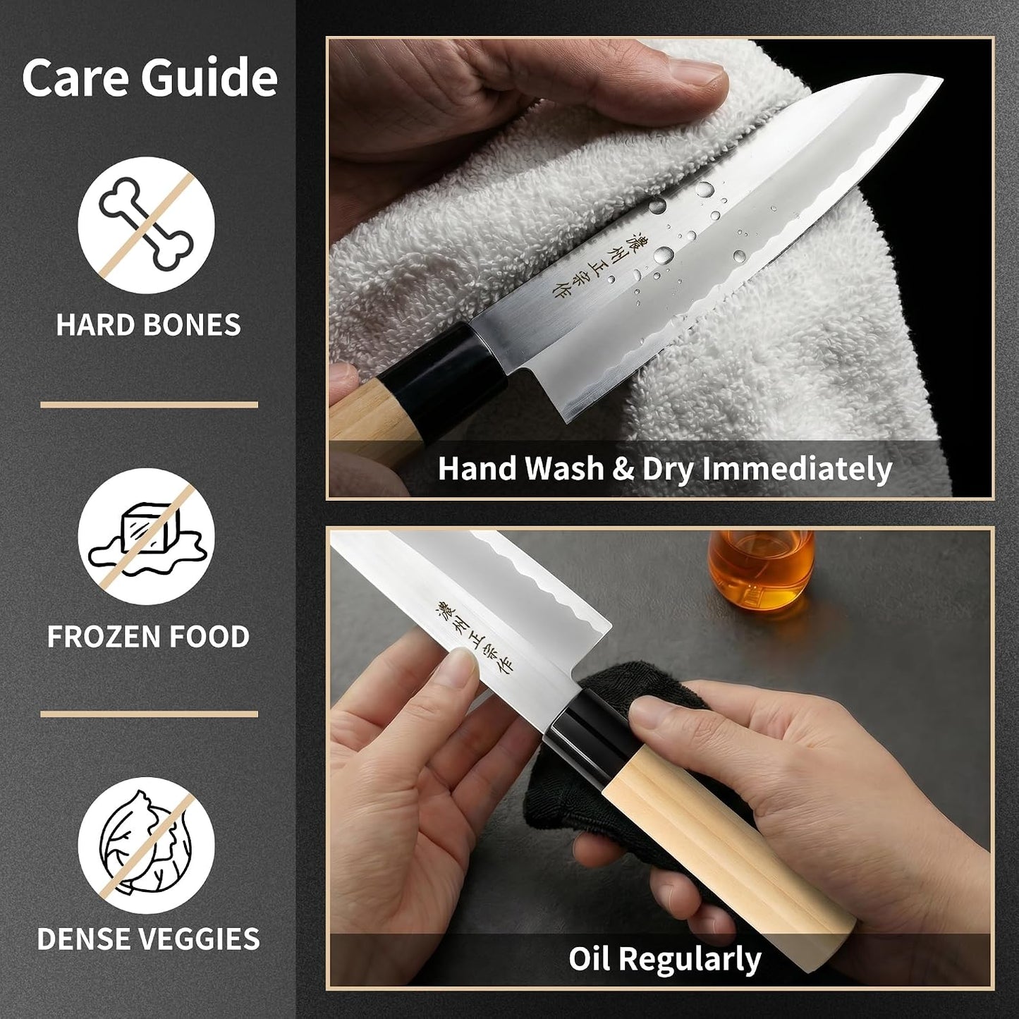 6.7 Inch Santoku Knife, Made in Japan, Ultra Sharp AUS-8 High Carbon Stainless Steel Japanese Chef Knife with Ergonomic Sakura Handle, Kitchen Knife Gifts for Women Men