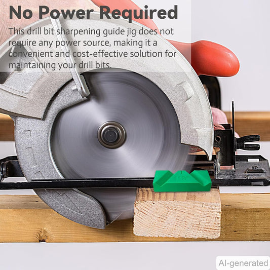 Drill Bit Sharpening Guide Jig - Manual Grinder for Bench Grinders, 90° 118° and 135° Angle Sharpener, No Power Needed, Easy to Use