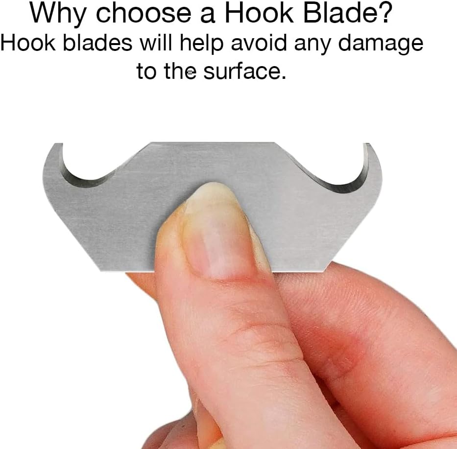 Serrated Blades for Utility Knife – Ten Pack Heavy Duty SK5 Saw Razors for Box Cutter Replacement in Convenient Storage Box – Serrated Edge Razors 10 Pack, Standard Size - Fits Most Cutters & Knives