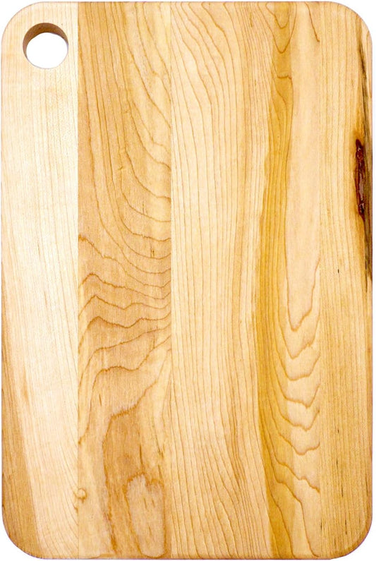 Williston Small Prep Cutting Board, Thick Maple Wood Cutting Boards For Kitchen - 12" x 8" x .75"