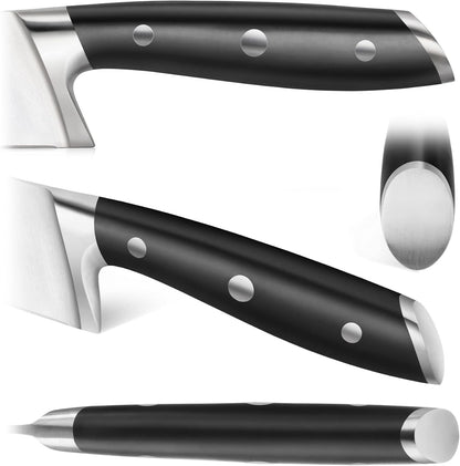 Cangshan ALPS Series 502797 German Steel Forged 2-Piece Starter Set with Sheaths, Black