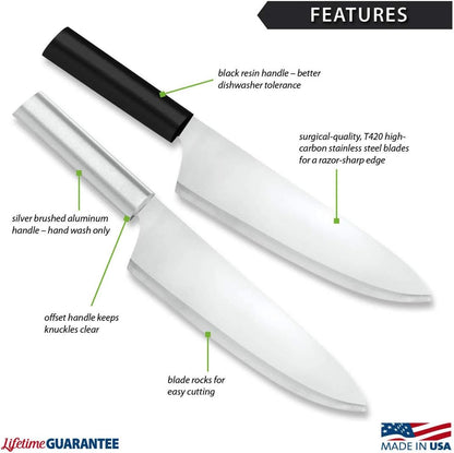 French Chef Knife (W231), Black