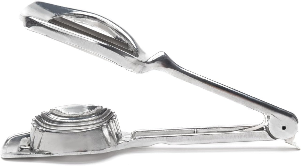 Fox Run Mushroom and Egg Slicer, Cast Aluminum,Silver | Easily Slice Eggs, Mushrooms, Strawberries & More | Great For Soft & Hard Boiled Eggs | Easier, Safer & Cleaner Than A Knife