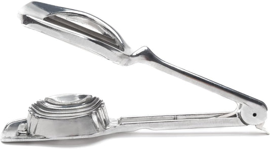 Fox Run Mushroom and Egg Slicer, Cast Aluminum,Silver | Easily Slice Eggs, Mushrooms, Strawberries & More | Great For Soft & Hard Boiled Eggs | Easier, Safer & Cleaner Than A Knife