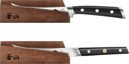 Cangshan 1021561 Solid Ash Wood Magnetic ANCHOR Knife Sheath Only for 5-Inch Tomato/Cheese Knife