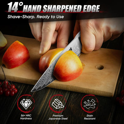 Huusk Serrated Bread Knife 8", Sourdough Bread Knife, Gift for Bakers | Serrated Knife for Homemade Breads Slicing Cake Bagels Baguettes, Stainless Steel Blade & Resin Handle