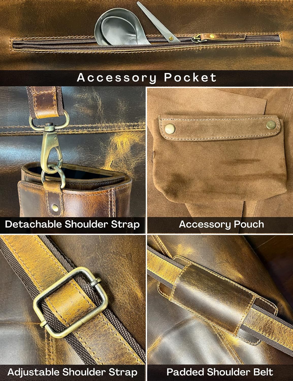 Genuine Leather Chef Knife Roll All Purpose Chef Roll