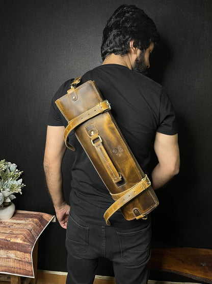 Genuine Leather Chef Knife Roll All Purpose Chef Roll