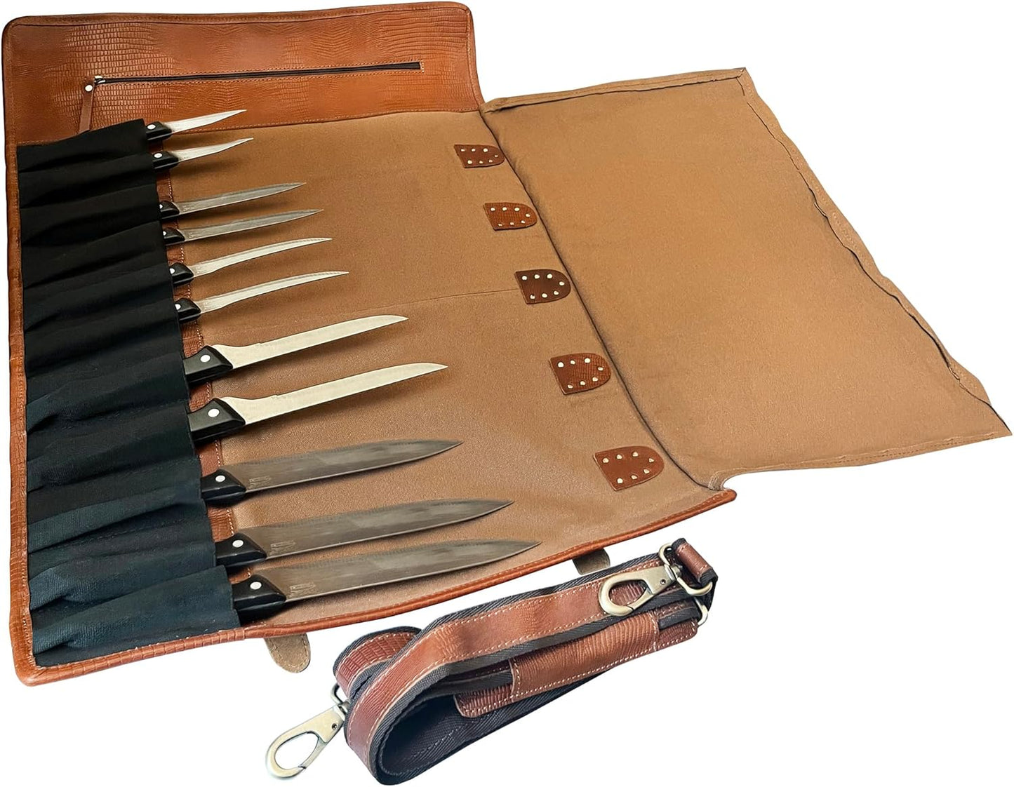 Genuine Leather Chef Knife Roll All Purpose Chef Roll