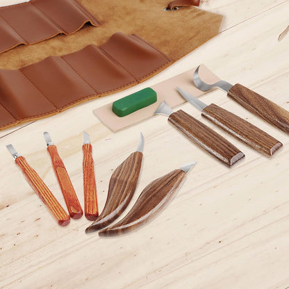 Tekchic Wood Carving Kit Deluxe-Whittling Knife, Wood Carving Knife Set
