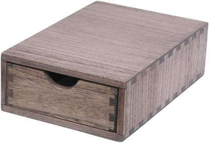 Drawer Organizer Coffee Pod Holder - Kitchen Cutlery Storage Accessories/ K-Cup Drawers with Detachable Wooden Partition - Coffee Capsules Organization Counter - Wood desktop Small Cabinets