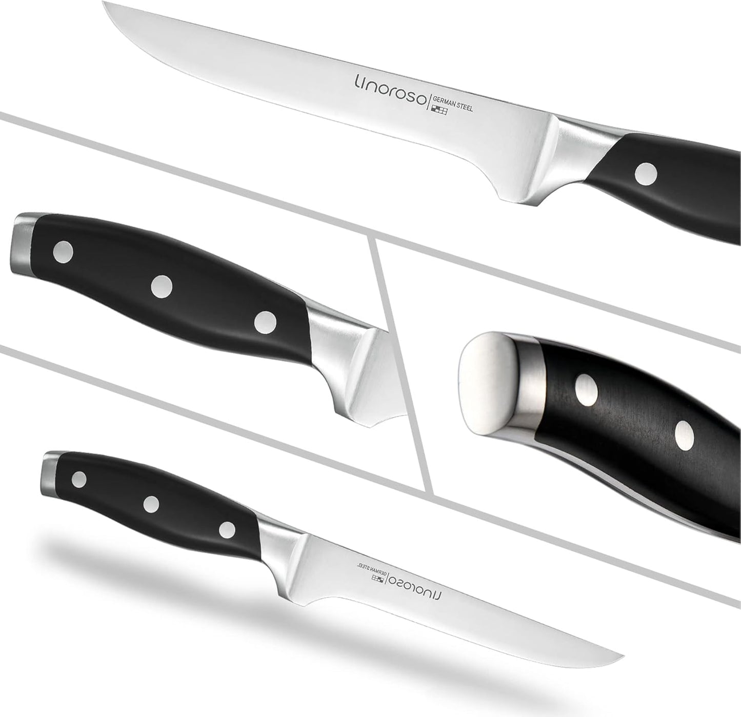 3.5 Inch Paring Knife, Sharp Forged German Stainless Steel Kitchen Knife, Full Tang Small Fruit Knife with Ergonomic Handle, Premium Classic Series with Elegant Gift Box