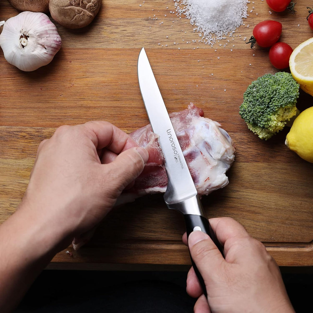 3.5 Inch Paring Knife, Sharp Forged German Stainless Steel Kitchen Knife, Full Tang Small Fruit Knife with Ergonomic Handle, Premium Classic Series with Elegant Gift Box