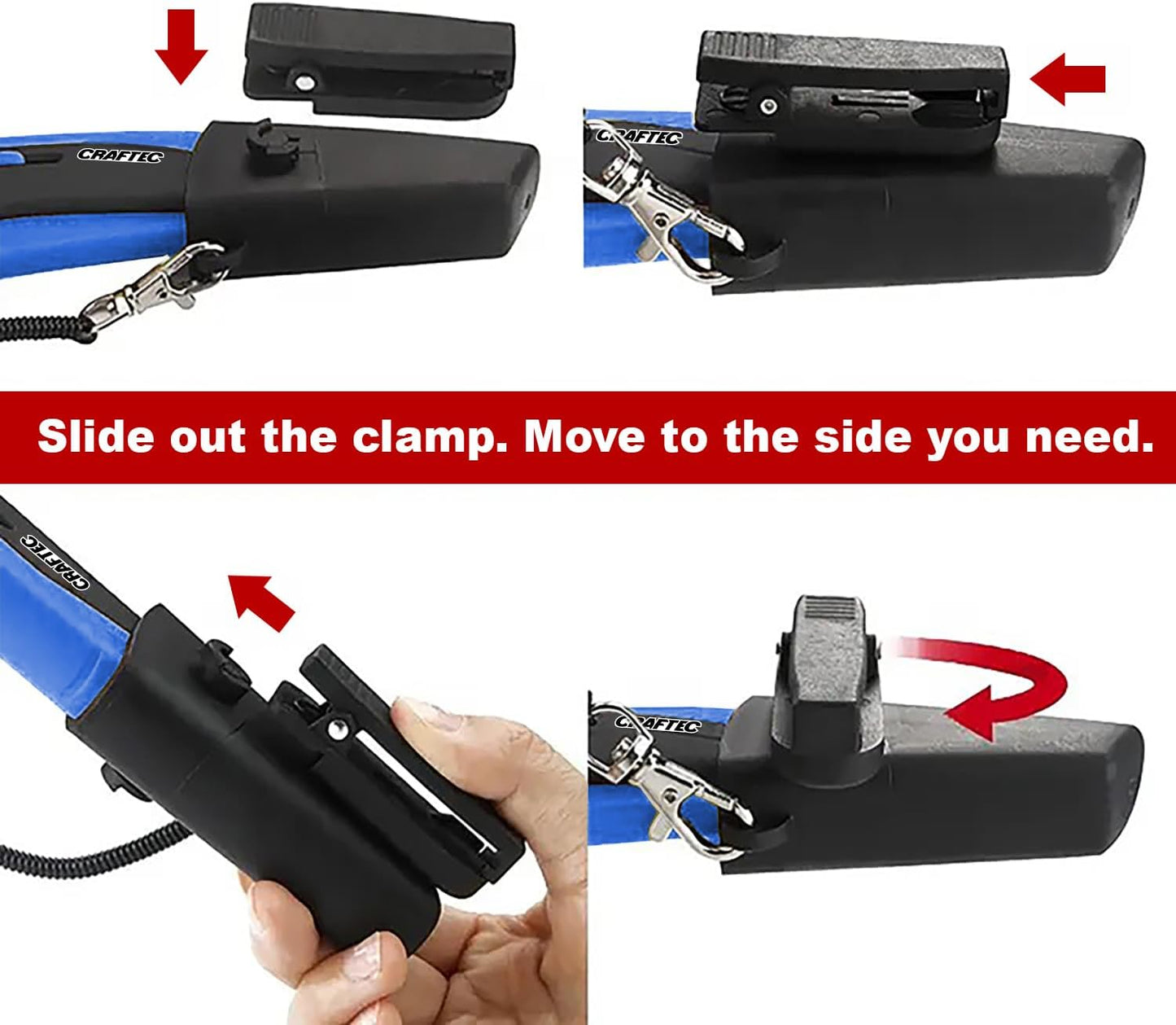 Retractable Utility Knife Box Cutter with Holster & Lanyard - The Ultimate Tool for Precise Cuts, 3 Blade Settings, Ergonomic Design, Left & Right Hand Friendly, Quick Blade Change CT5 (Blue)