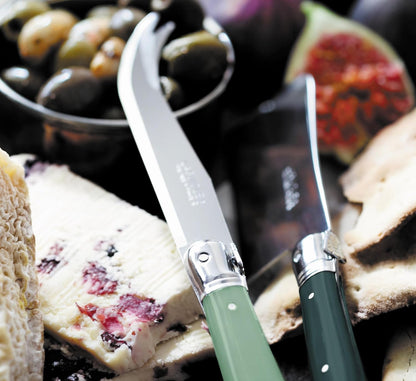 Laguiole Debutant Cheese Knife Set 3 pce, Stainless Steel/Ivory, AV-3PC-CHEESE-IF, Made in France