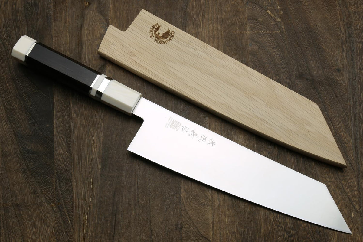 Yoshihiro AUS10 Ice Hardened Stainless Steel Kiritsuke Japanese Chef Knife Rosewood Handle (Blade Length 8.25'' (210mm))