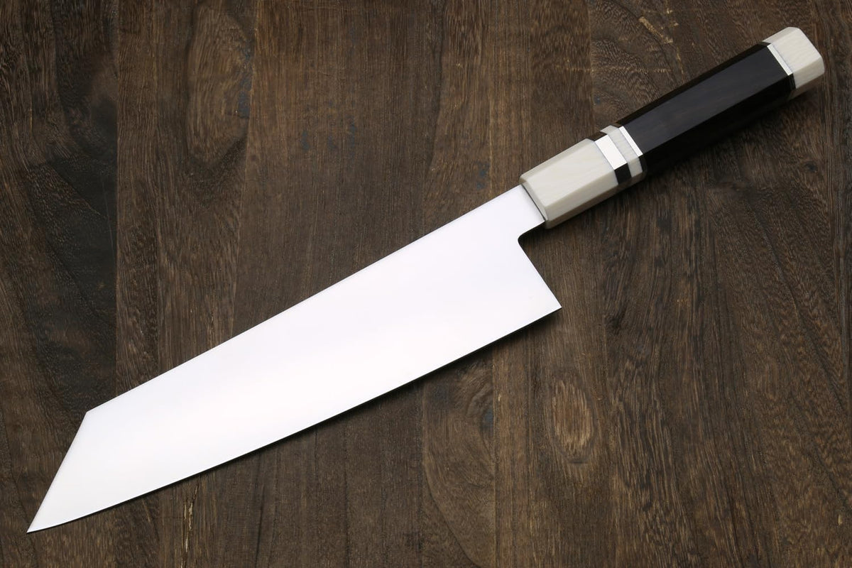 Yoshihiro AUS10 Ice Hardened Stainless Steel Kiritsuke Japanese Chef Knife Rosewood Handle (Blade Length 8.25'' (210mm))